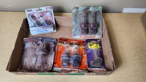 lot 307 image: Philips and Sylvania Headlight Bulbs Assortment