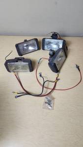 lot 336 image: Lot of Automotive Floodlights with Wiring and Mounting Hardware