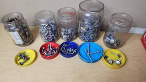 lot 348 image: Assorted Hardware Lot including Screws and Bolts