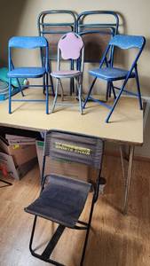 lot 364 image: Lot of Folding and Sports Chairs