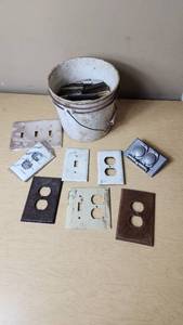 lot 367 image: Outlet and Switch Cover Plates, Various Styles and Materials