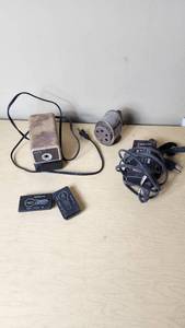 lot 371 image: Vintage Bostitch Stapler, Magnetic Key-Locker Boxes, and Power Adapter Lot