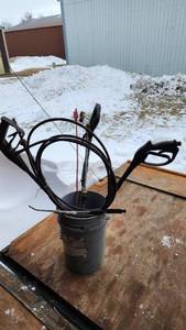 lot 410 image: Pressure Washer Accessories Including Spray Gun and Hoses