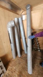 lot 429 image: Galvanized Duct Pipes and Accessories 6 12