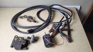 lot 445 image: Jumper Cables, Small Motor and More