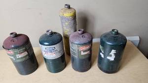 lot 453 image: Propane Fuel Cylinders - Unsure if Full
