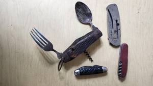 lot 466 image: Vintage Folding Pocket Knives and Multi-Tools Lot