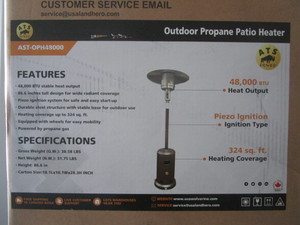 lot 391 image: ATS Power Patio Heater
