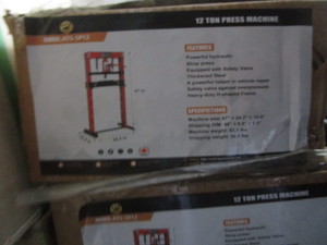 lot 382 image: ATS Power 12ton Shop Press