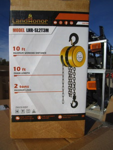 lot 258 image: LandHonor 2ton Chain Hoist