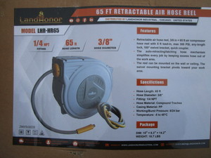 lot 348 image: LandHonor 65 Air Hose Reel