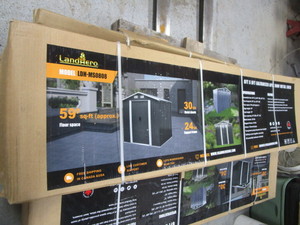 lot 432 image: LandHero 8x8 Storage Shed