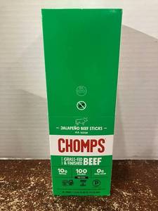lot 103 image: CHOMPS Jalapeno Beef Sticks