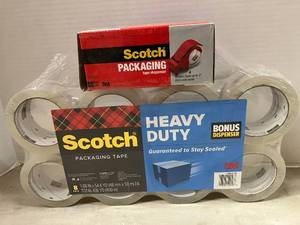 lot 13 image: Scotch Heavy Duty Packaging Tape