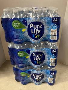 lot 117 image: Purified Water Bottles