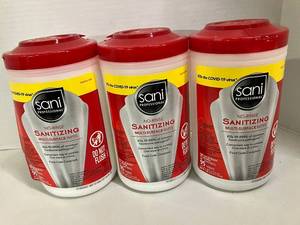 lot 16 image: No-Rinse Sanitizing Wipes