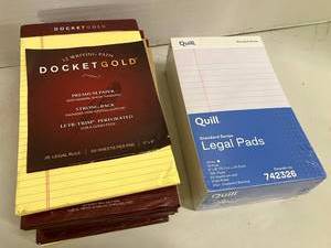 lot 53 image: Jr. Legal Pads