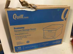 lot 167 image: Record Storage Boxes