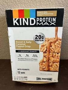 lot 132 image: KIND Protein Max Bars