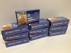 lot 144 image: Square Toothpicks