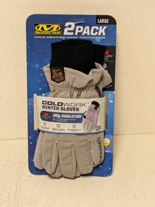 NEW MECHANIX WEAR LARGE GLOVES 2PK.