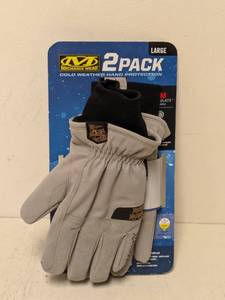 NEW MECHANIX WEAR LARGE GLOVES 2PK.