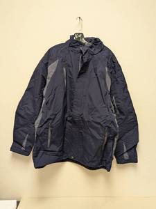 lot 12 image: NEW PORT AUTHORITY 2XL HOODED JACKET (NAVY)