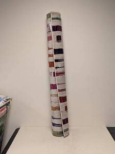 lot 74 image: NEW THRESHOLD AREA RUG (MULTICOLOR ABSTRACT)