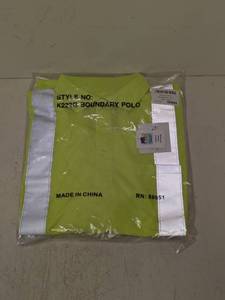 lot 32 image: NEW TRI-MOUNTAIN BOUNDARY POLO HI-VIZ SIZE XL