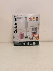lot 53 image: NEW CUISINART POWER BLEND IMMERSION BLENDER