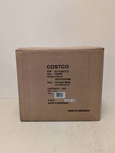 lot 55 image: COSTCO 12PC. HOLIDAY WISHES DINNERWARE SET