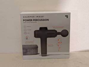 lot 110 image: NEW SHARPER IMAGE POWER PERCUSSION DEEP TISSUE MASSAGER
