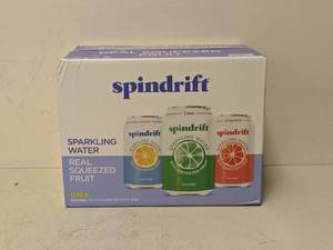 lot 128 image: SPINDRIFT VARIETY 30 PACK SPARKLING WATER