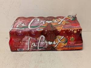 lot 138 image: LA CROIX VARIETY 24 PACK SPARKLING WATER
