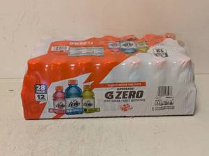 lot 140 image: GATORADE G ZERO VARIETY 28 PACK