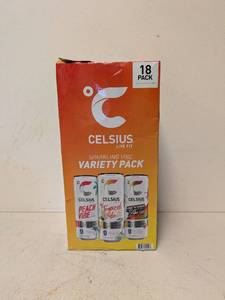 lot 157 image: CELSIUS SPARKLING VIBE VARIETY 18 PACK
