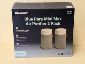 lot 173 image: BLUEAIR BLUE PURE MINI MAX AIR PURIFIER 2PK.