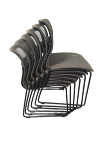 lot 42 image: 6 Mesh Stacking Chairs