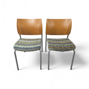 lot 48 image: 2 SitOnIt Focus Chairs  Stacking