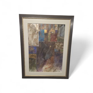 lot 113 image: John Kime Signed Artwork Spirit House Framed