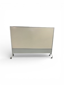 lot 175 image: Portable Whiteboard on Wheels 8ftx6ft