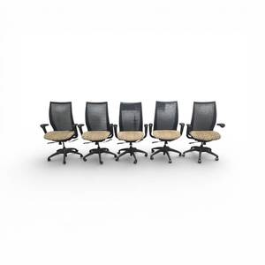 lot 188 image: 5 Haworth Task Chairs