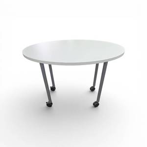 lot 32 image: Oval Table on Wheels  42x24x29