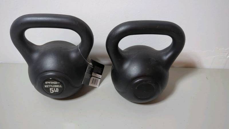lot 49 image: set of two pro strength kettlebell 5lb (set of 2)