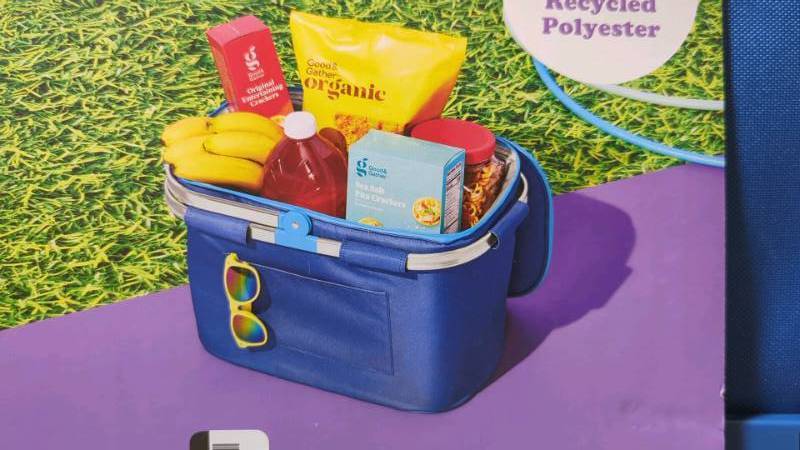 lot 64 image: 36 Cans31qt Soft Sided Cooler - Sun Squad Blue