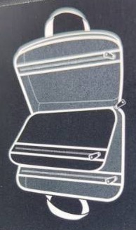 lot 67 image: Sonia Kashuk Weekender Black Makeup Bag