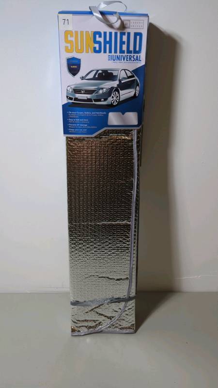 lot 72 image: Sunshade Universal Size 1 Pack, 28.5 x 63in  (set of 2)