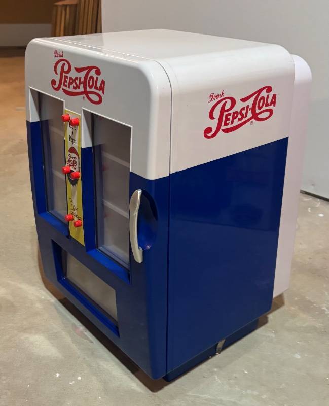LLBR - Pepsi-Cola Vending Machine Style Mini Refrigerator Model