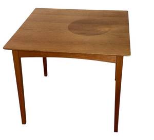 lot 10D image: G - Illums Bolighus Danish Teak Side Table, Mid Century Modern