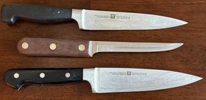 lot 45D image: Zwilling J.A. Henckels Solingen Germany Kitchen Knife Set - 3 Pieces